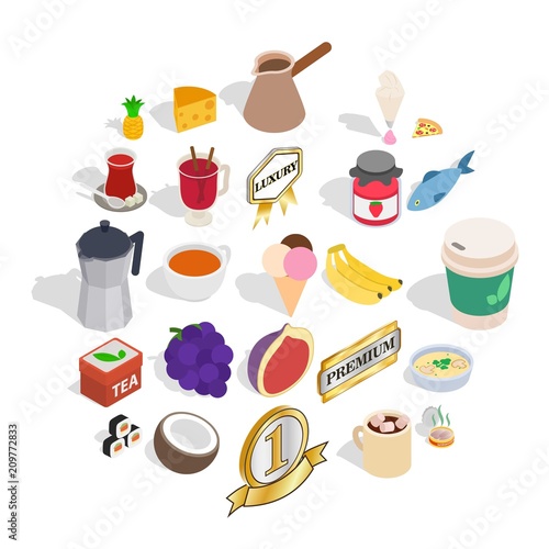 Inebriety icons set. Isometric set of 25 inebriety vector icons for web isolated on white background