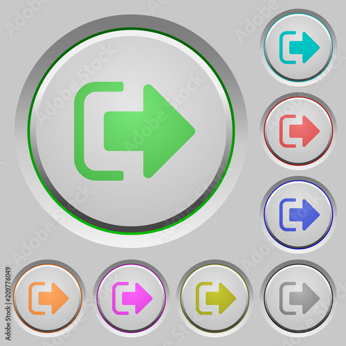 Free Download Sign out push buttons - GFXLoad
