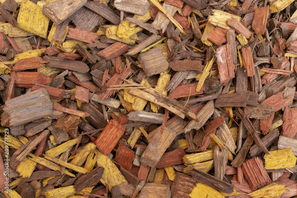 Close up of wood chips texture Close up of wood chips texture