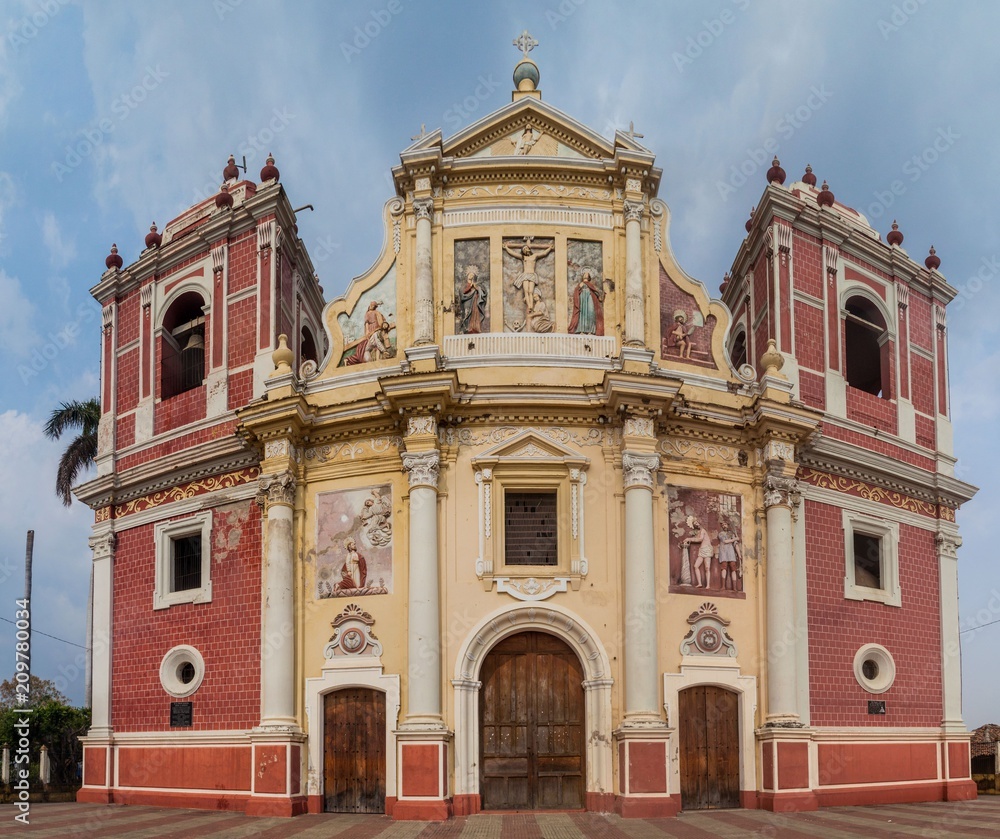 El Calvario church in Leon, Nicaragua