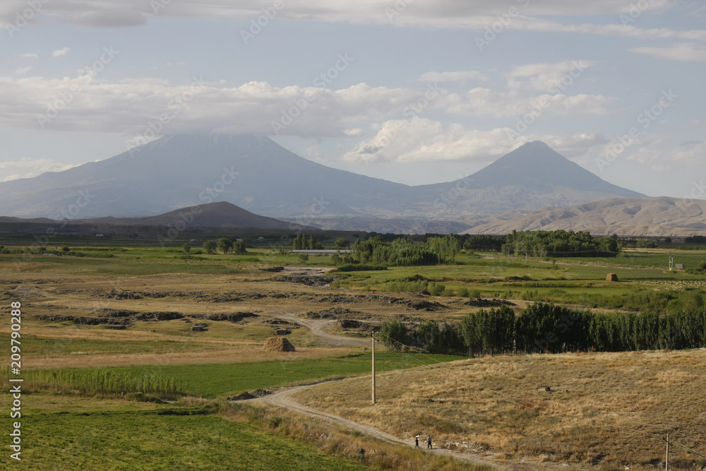 Ararat mountain seen from Iran Ararat mountain seen from Iran