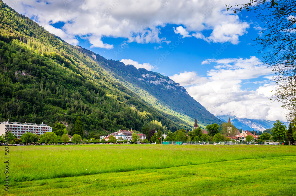 Beautiful landscape of Interlaken, Switzerland Beautiful landscape of Interlaken, Switzerland