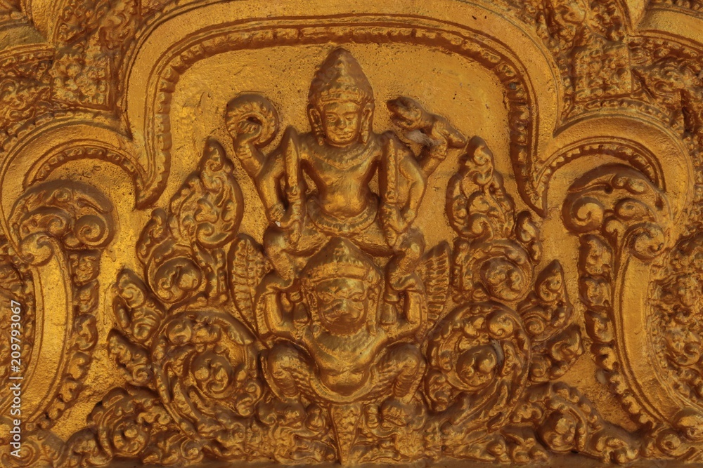 Bas relief khmer