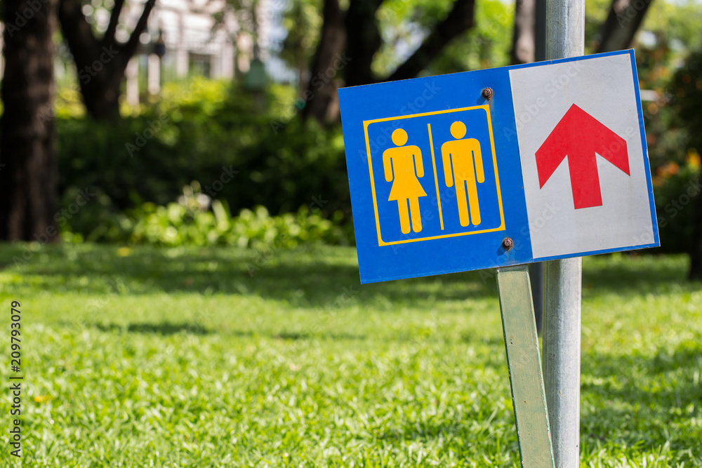 custom made wallpaper toronto digitalSign of the Toilet WC