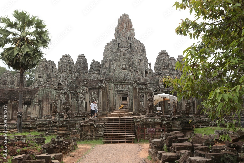 Naklejka premium Temple Khmer d'Angkor