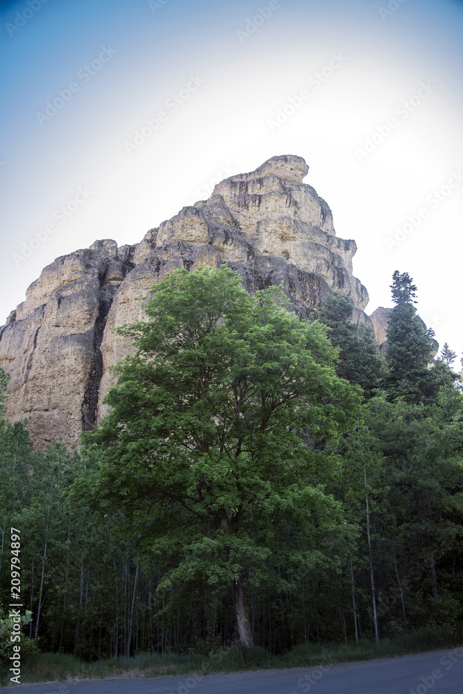 maple canyon utah where it is a popular destination for rock climbers 