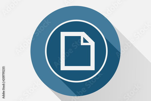 Icono azul de documento.