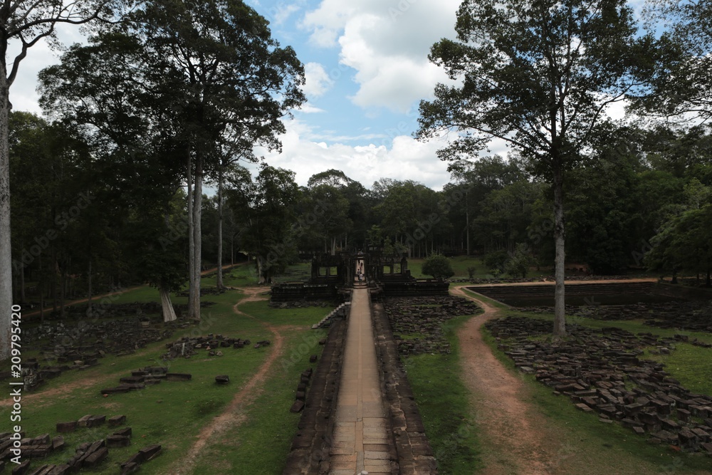 Obraz premium Temple Khmer d'Angkor