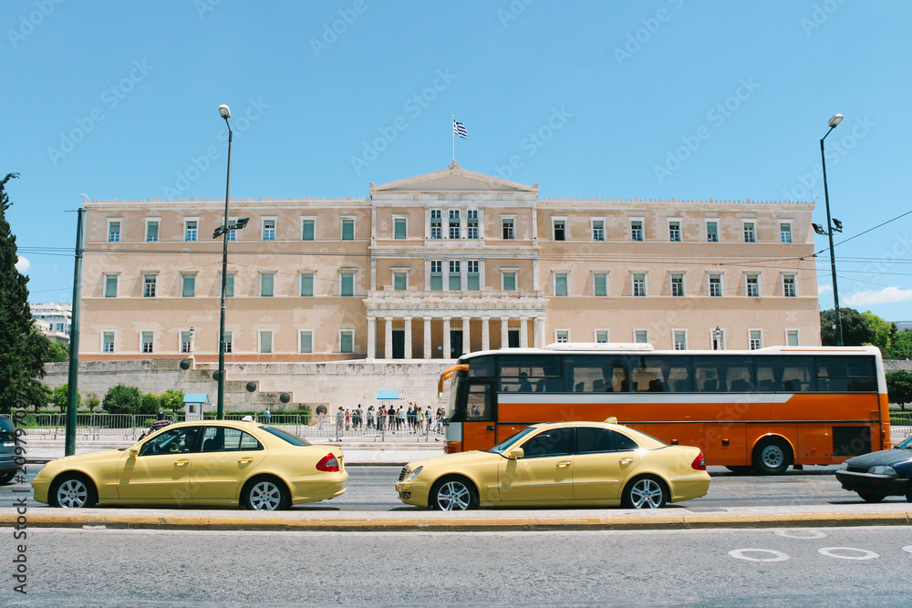 Greek Parliament historical building in Athens, Greece Greek Parliament historical building in Athens, Greece