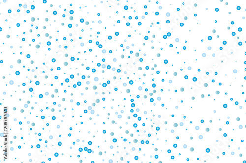 Abstract blue water drops, ...