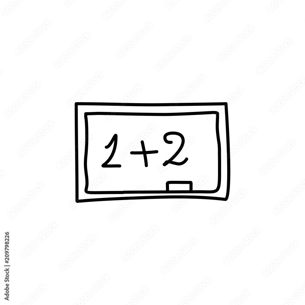 exercise on the school board sketch icon. Element of education icon for mobile concept and web apps. Outline exercise on the school board sketch icon can be used for web and mobile exercise on the school board sketch icon. Element of education icon for mobile concept and web apps. Outline exercise on the school board sketch icon can be used for web and mobile