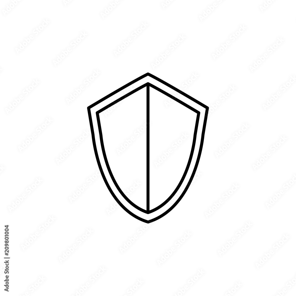 shield line icon. Element of insurance sign for mobile concept and web apps. Thin line shield icon can be used for web and mobile. Premium icon shield line icon. Element of insurance sign for mobile concept and web apps. Thin line shield icon can be used for web and mobile. Premium icon