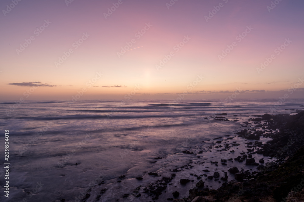 Violett shore of portugal