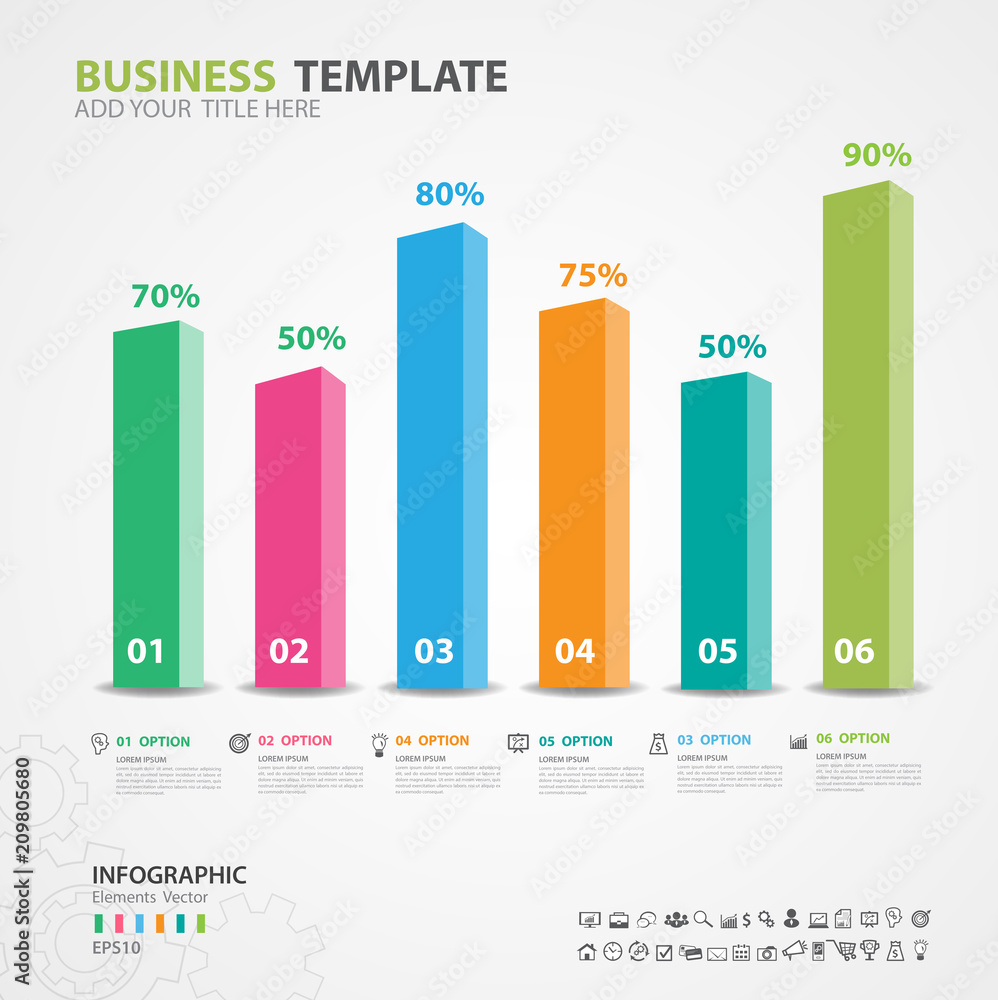 Infographics elements diagram with 6 steps, options, Vector illustration, Rectangular 3d icon, presentation, advertisment, Process chart, business flyer, banner design, web design, timeline, silde Infographics elements diagram with 6 steps, options, Vector illustration, Rectangular 3d icon, presentation, advertisment, Process chart, business flyer, banner design, web design, timeline, silde