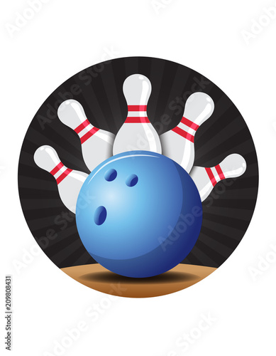bowling badge