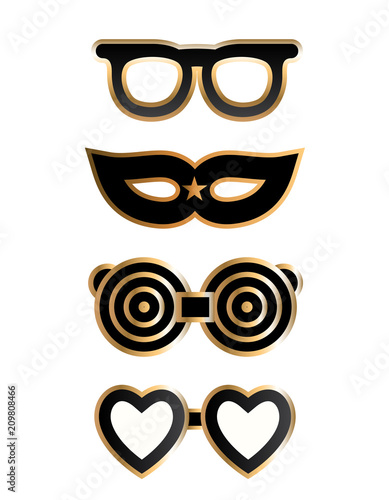 costume party glasses 