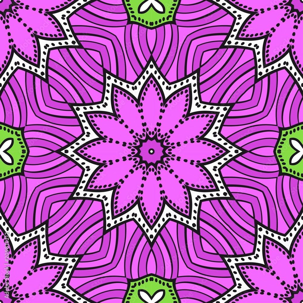 Seamless art deco floral pattern with modern style ornament on color background. For wallpaper, cover book, fabric, scrapbooks. Seamless art deco floral pattern with modern style ornament on color background. For wallpaper, cover book, fabric, scrapbooks.