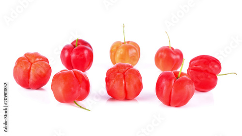 Barbados cherry, Malpighia emarginata, from central of Thailand photo