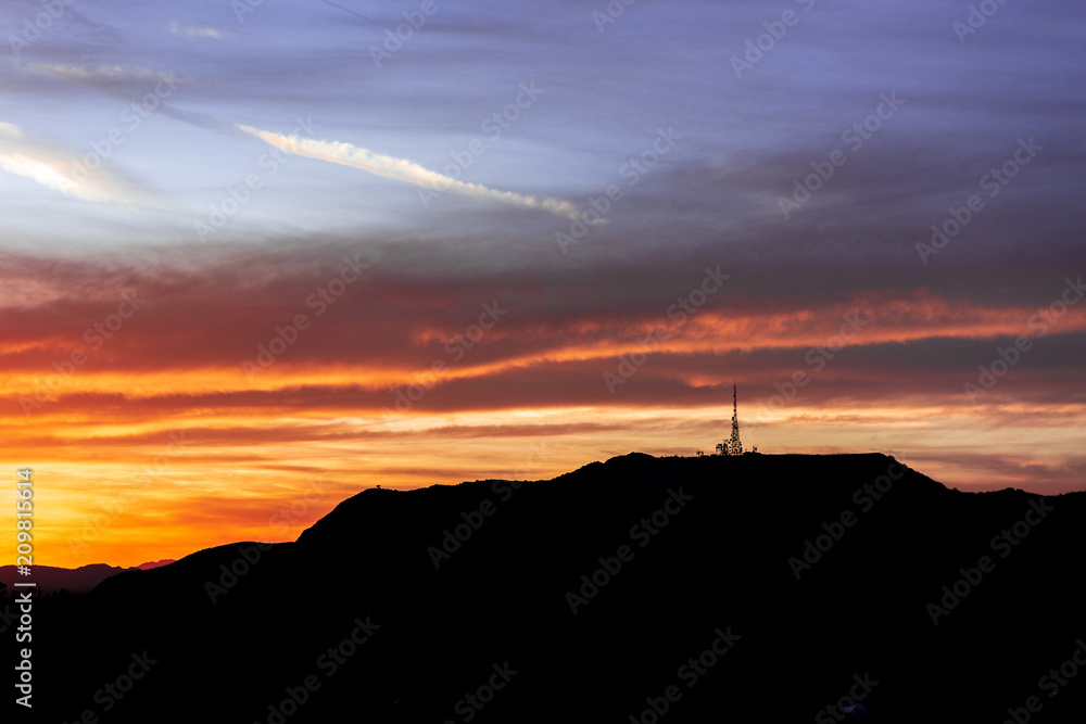Fototapeta premium Hollywood Sunset 4