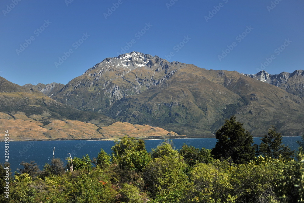 Mountain landscapes of New Zealand