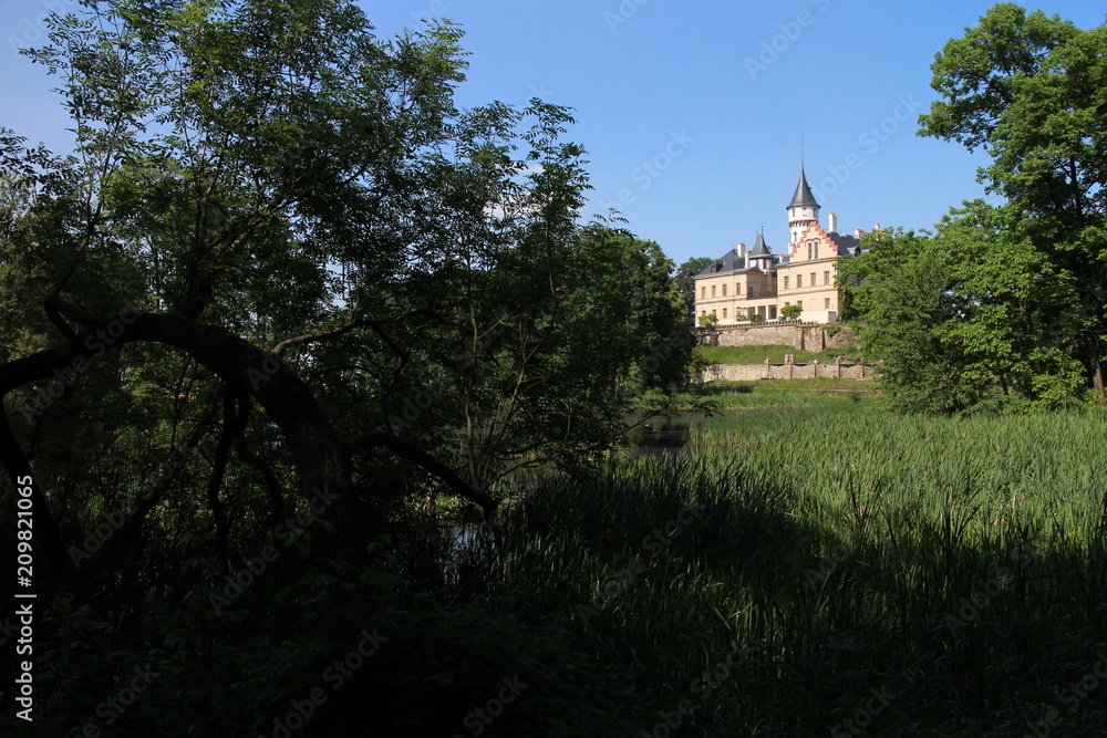 View to Raduň castle, Czech republic