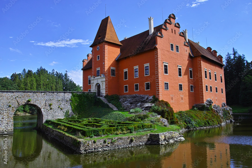 Fairytale chateau Cervena Lhota. 