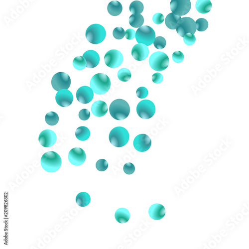 Modern background with bubbles. Cute Pattern for Postcard, Print, Banner or Poster. Vector Texture in Trendy Style