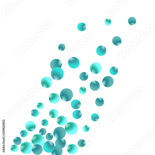 Modern background with bubbles. Cute Pattern for Postcard, Print, Banner or Poster. Vector Texture in Trendy Style