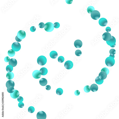 Modern background with bubbles. Cute Pattern for Postcard, Print, Banner or Poster. Vector Texture in Trendy Style