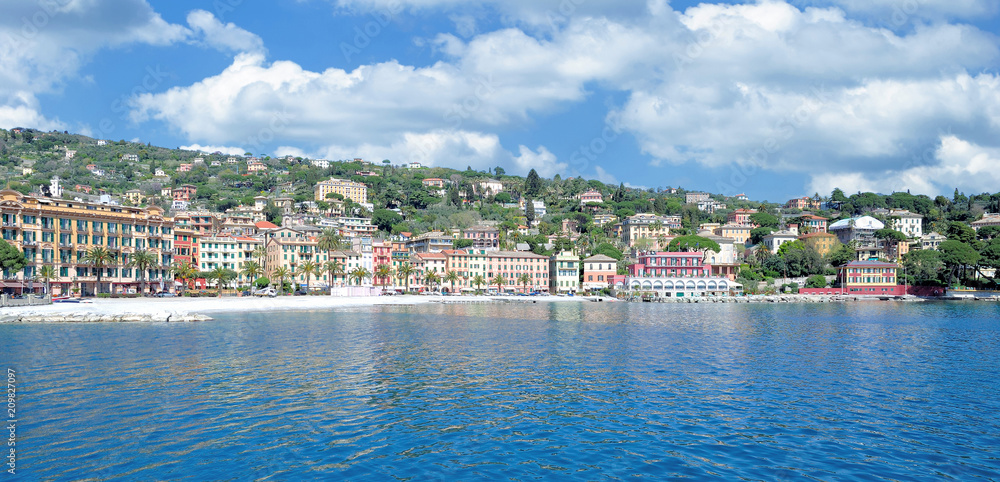 Santa Margherita Ligure an der Italienischen Riviera nahe Portofino,Ligurien,Italien
