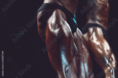 group athletes bodybuilders posing most muscular bodybuilding competitions © Augustas Cetkauskas