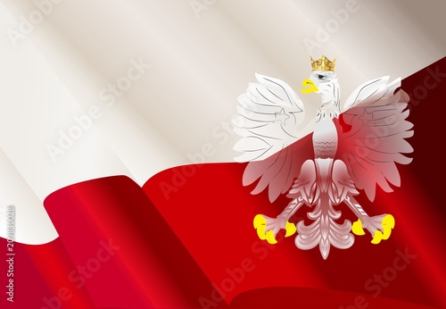 tło z orłem