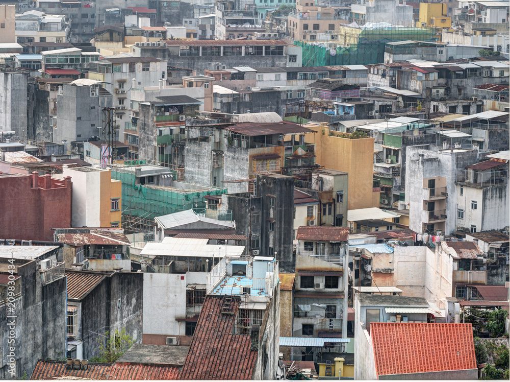 Cityscape of Macau, China    