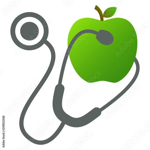 Apfel Stethoskop