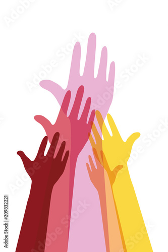 Hand Hände Zusammenhalt