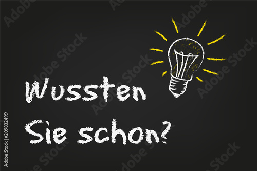 Tafel - Wussten Sie schon?
