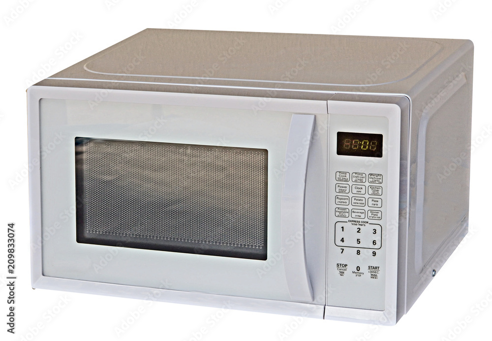 Obraz premium Close up of Microwave oven