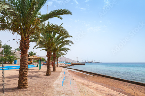 Aqaba beach view, Kingdom of Jordan photo