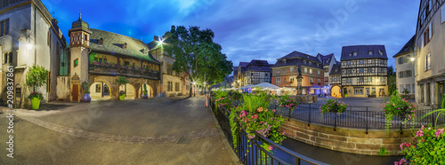 Colmar Place de I Ancienne Douane Elsass Panorama Frankreich