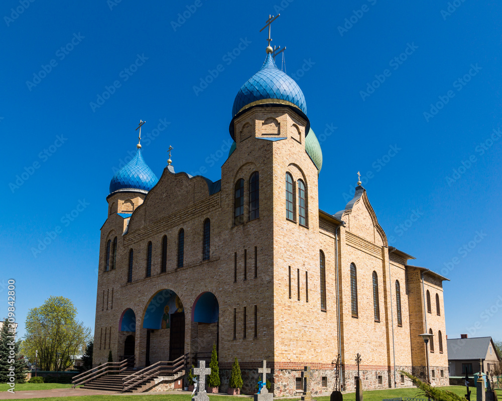 Orthodox church of the Dormition of the Virgin Mary in Czyze, Podlaskie, Poland