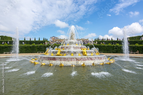Latona fountain in Versailles garden, France
