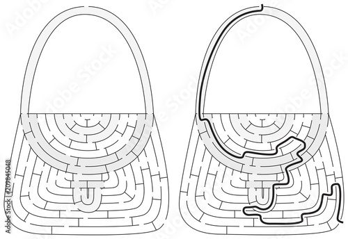Handbag maze