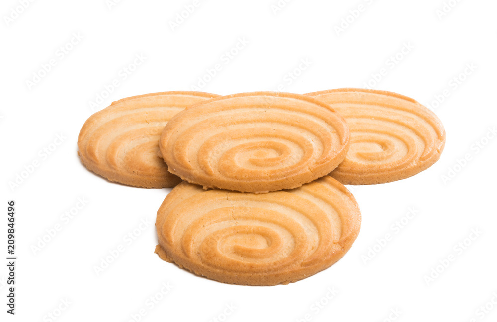 butter biscuits isolated butter biscuits isolated