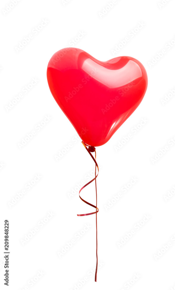 balloon heart isolated