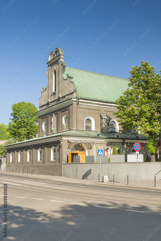 Poland, Upper Silesia, Gliwice, Holy Cross Church