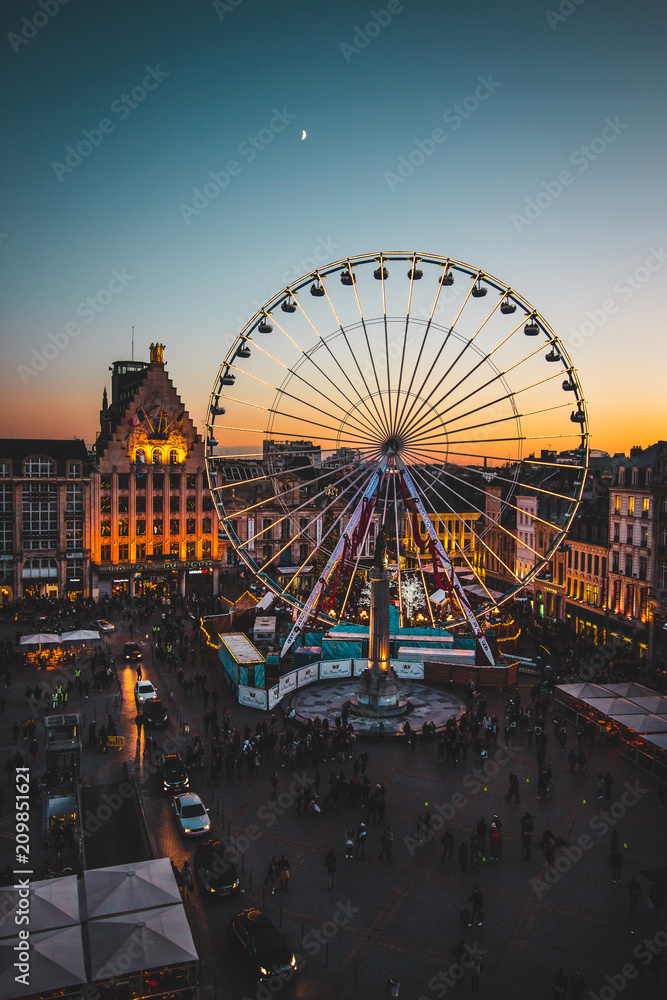 Grande roue Lille grand place Grande roue Lille grand place