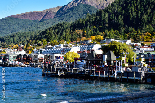 Queenstown , NEW ZEALAND - May 3, 2016: Queenstown in the fall.