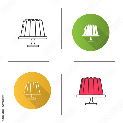 Jelly pudding icon