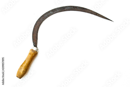 old sickle (tool) photo