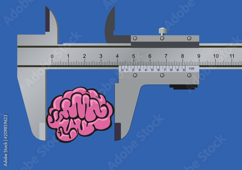 cerveau - QI - concept - intelligence - mesurer - connaissance - quotient intellectuel - savoir
